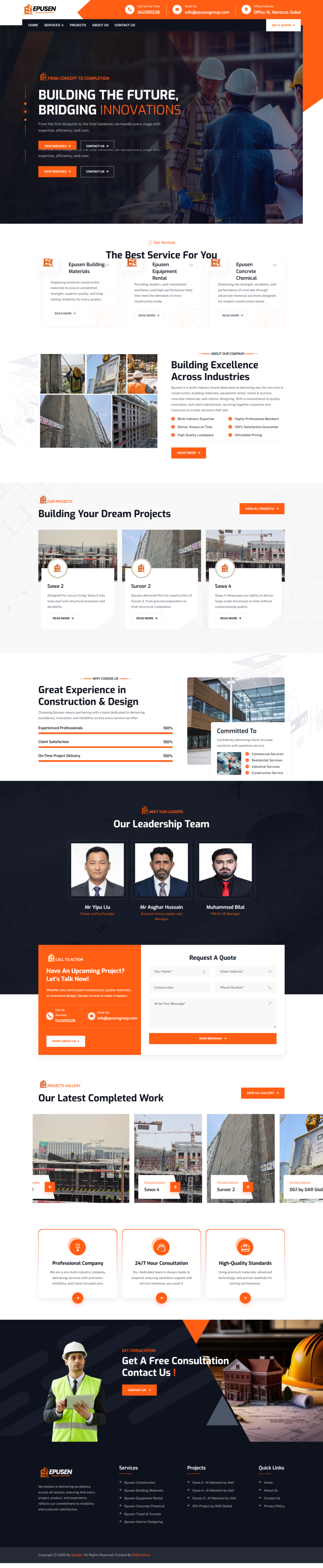Construction Website